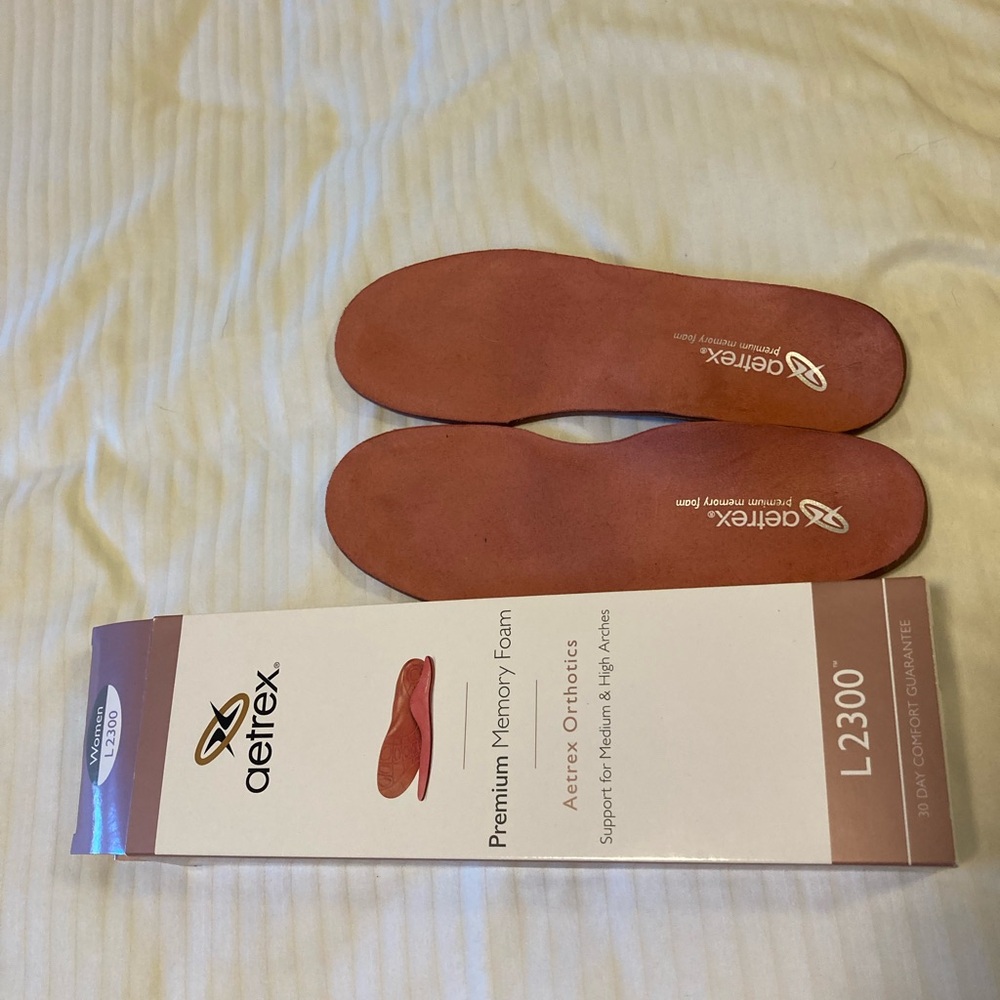Aetrex memory foam orthotics